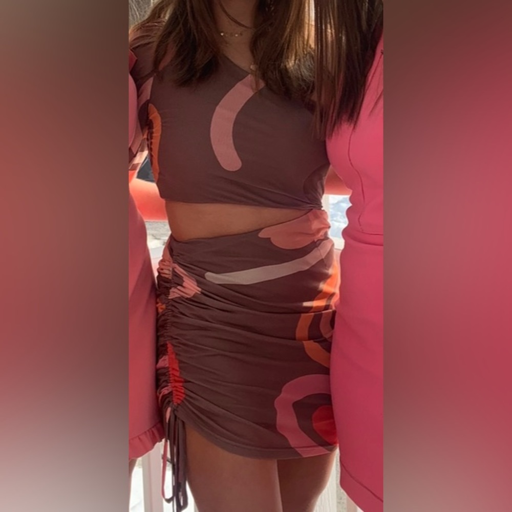 Sky to Moon One Shoulder Cut Out Dress